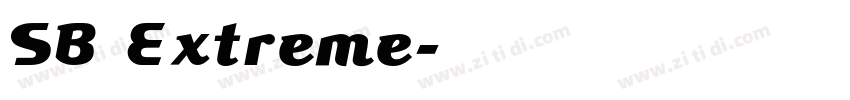 SB Extreme字体转换